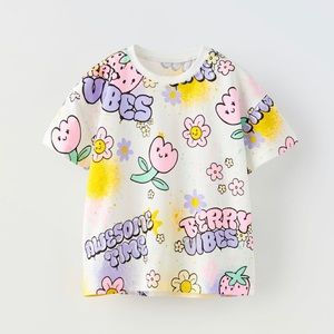 Zara Graffiti T Shirt